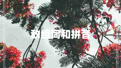 敵組詞和拼音