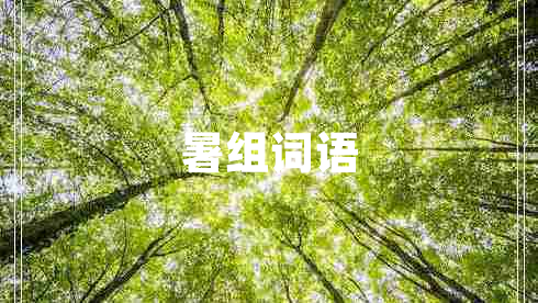 暑組詞語