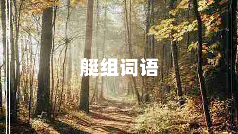 艇組詞語