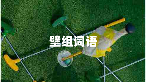 壁組詞語