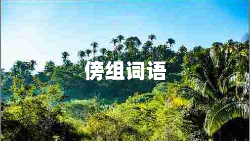 傍組詞語