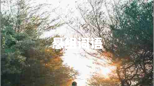 懸組詞語