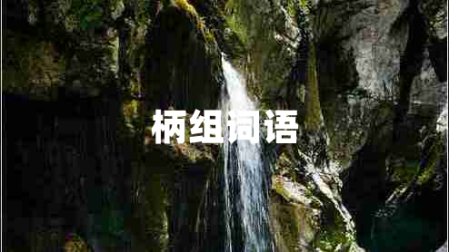 柄組詞語