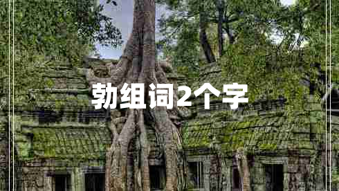勃組詞2個字