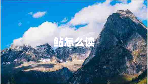 鲇怎么讀
