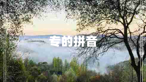 專的拼音