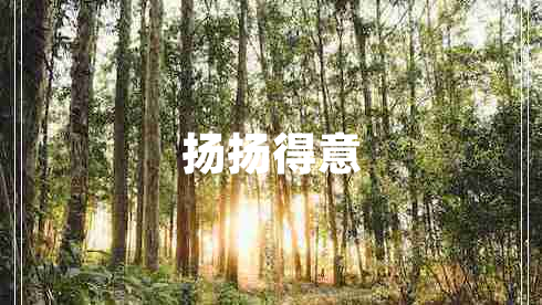 揚(yáng)揚(yáng)得意