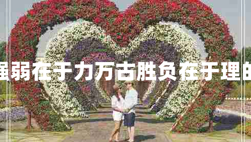 一時強(qiáng)弱在于力萬古勝負(fù)在于理的意思