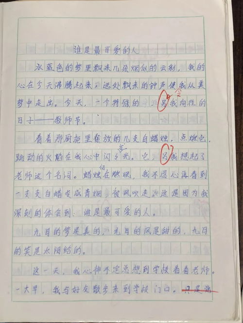 作文,描寫,老師,校園