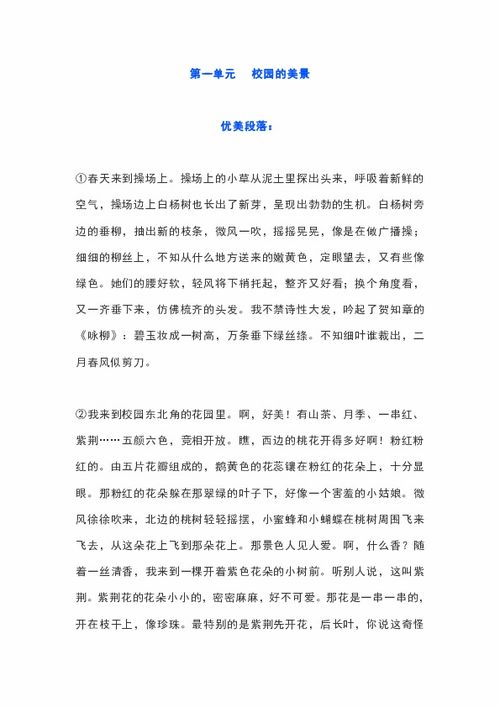 四級下冊寫校園的作文500字