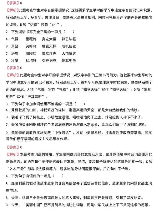 基礎(chǔ)知識,語文