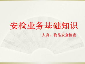 機(jī)場安檢基礎(chǔ)知識ppt