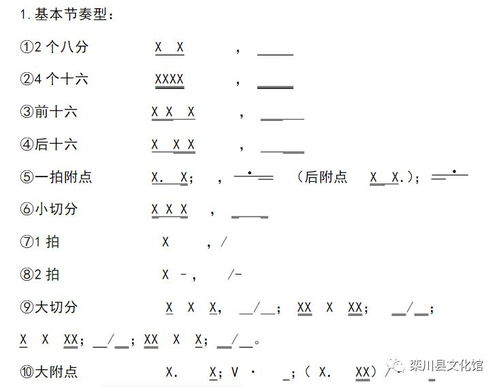 樂(lè)理基礎(chǔ)知識(shí)入門(mén)節(jié)奏型
