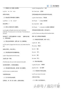 初中最基礎(chǔ)英語(yǔ)知識(shí)